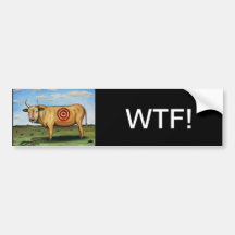 WTF! BUMPER STICKER