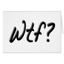 Wtf Greeting Cards