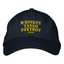 WTF, Over? Embroidered Baseball Caps