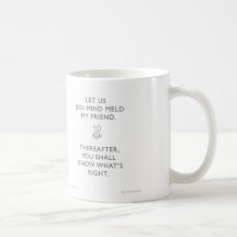 WW013 badass bunny jedi mind meld waitwot Coffee Mug