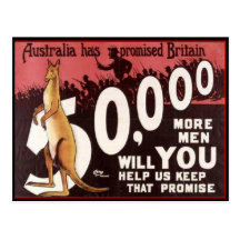 WW1 Collectors Card 1914 AUSTRALIA PROPAGANDA Post Cards