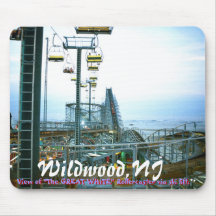 ww3, Wildwood,NJ, View of "The GREAT WHITE" Rol... Mousepads