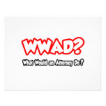 WWAD...What Would an Attorney Do? Personalised Announcements