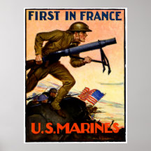 WWI US Marines Poster