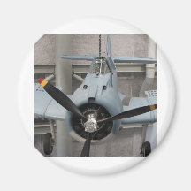WWII Aeroplane #3 Fridge Magnet