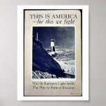 Wwii America Poster