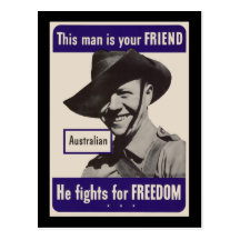 WWII Australian Postcard