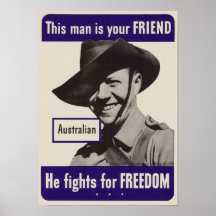WWII Australian Poster