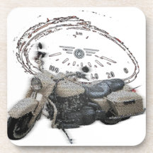 WWII Cycle Beverage Coasters