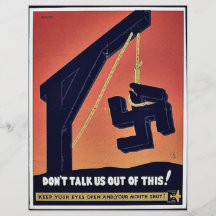 Wwii Dont Talk5 Flyer Design