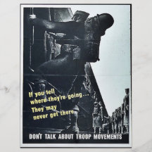 Wwii Dont Talk7 Full Color Flyer