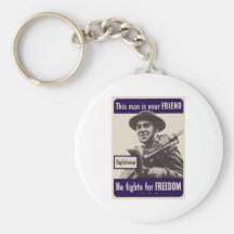 WWII Englishman Key Chain