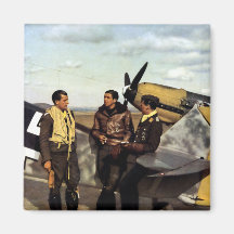 WWII German ME-109 Pilots Fridge Magnet