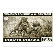 WWII Polish Army in England Post Cards