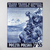 WWII Polish Army in Narvik, Norway Posters