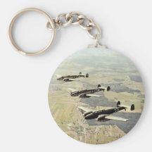 WWII Three Messerschmitt ME-110 Keychain