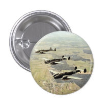 WWII Three Messerschmitt ME-110 Pinback Button