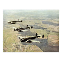WWII Three Messerschmitt ME-110 Post Card