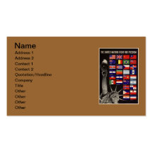 WWII Vintage Poster Business Card