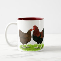 Wyandotte:  Partridge Pair Coffee Mugs