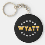 Wyatt in Soccer Gold Key Chains