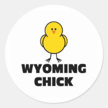 Wyoming Chick Stickers