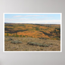 wyoming fall print