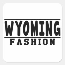 Wyoming Fashion Designs Sticker