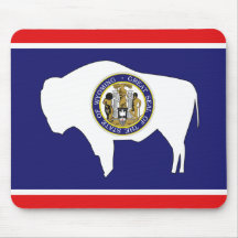 WYOMING FLAG MOUSE PADS