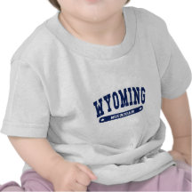 Wyoming Michigan College Style tee shirts