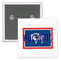 Wyoming Pinback Button
