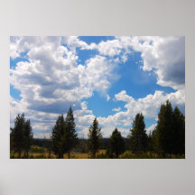 Wyoming sky posters