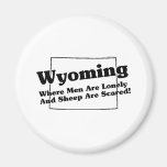 Wyoming State Slogan Fridge Magnet