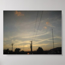 " X marks the spot" Sunset Louisville Ky Poster