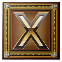 X Monogram Premium Best viewed large. see notes Tile