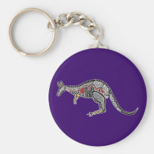 X-Ray Kangaroo Keychains