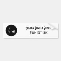 X-Ray Skeleton Mum & Baby - Original B&W Bumper Stickers