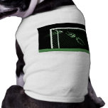 X-RAY SKELETON SOCCER GOALIE GREEN DOG CLOTHES