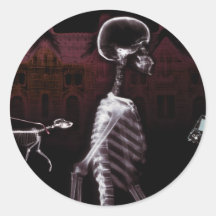 X-Ray Skeletons Midnight Stroll Stickers