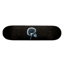 X-RAY SKULL BRAIN - BLUE SKATE DECKS