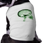 X-RAY SKULL BRAIN - GREEN DOGGIE T SHIRT
