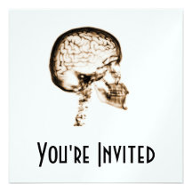 X-RAY SKULL BRAIN - ORANGE ANNOUNCEMENT
