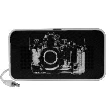 X-RAY VISION CAMERA - BLACK & WHITE SPEAKER