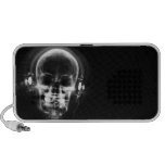 X-RAY VISION MUSIC SKELETON SKULL - B&W iPod SPEAKER