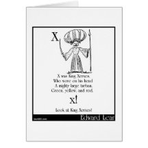 X was King Xerxes Card