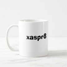 xasper8 (exasperate) coffee mug