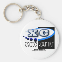 XC MOTTO - Go the Distance - CROSS COUNTRY Keychain
