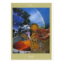 XIV Art Voyager Tarot Postcards