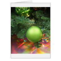 Xmas decoration greeting card