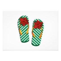 Xmas Party Flip Flops Invite